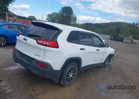 2014 Jeep Cherokee Sport z USA, uszkodzony, nr VIN 1C4PJLAB2EW104555